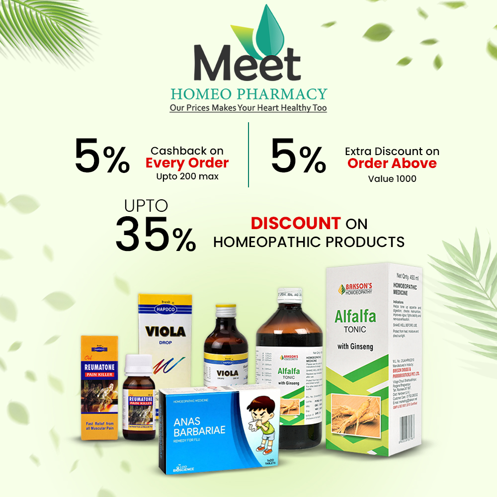 35% Off on Homeo Medicines