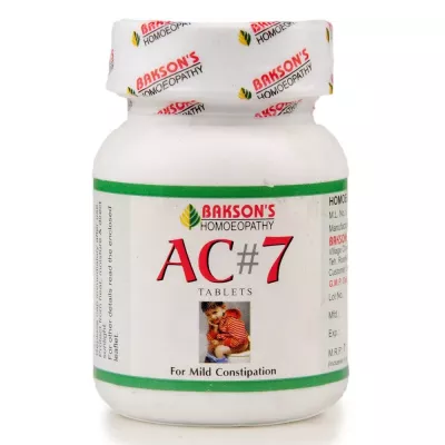 Bakson AC 7 Tablets (Constipation) (75tab)
