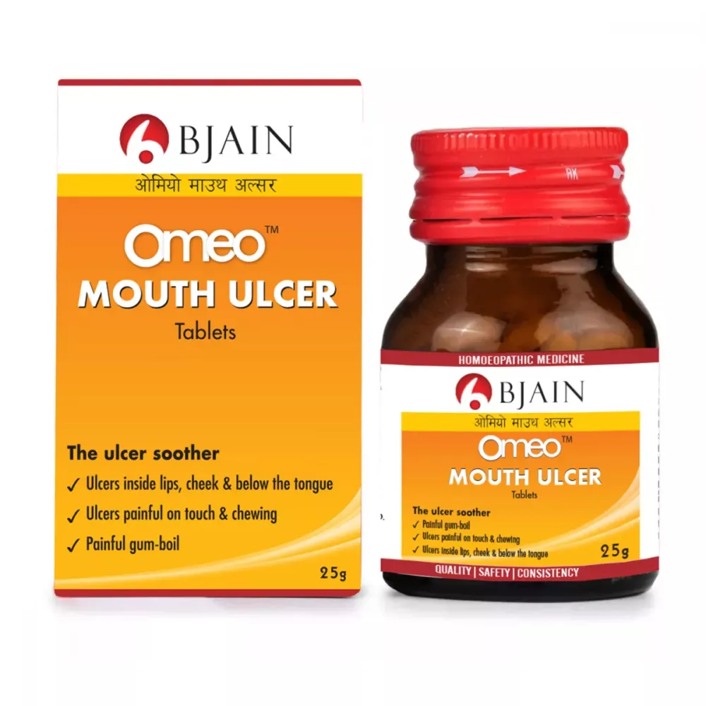 BJain Omeo Mouth Ulcer Tablets (25g)